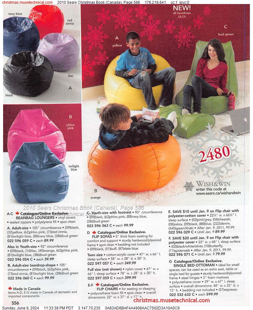 2010 Sears Christmas Book (Canada), Page 586