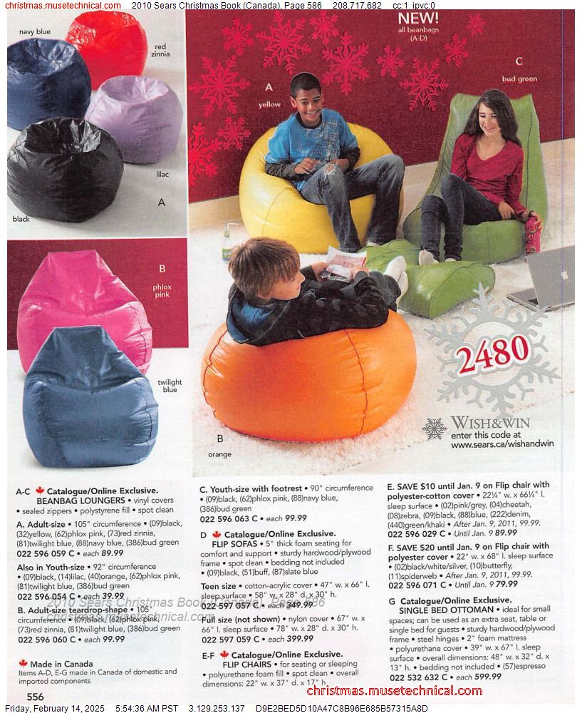 2010 Sears Christmas Book (Canada), Page 586