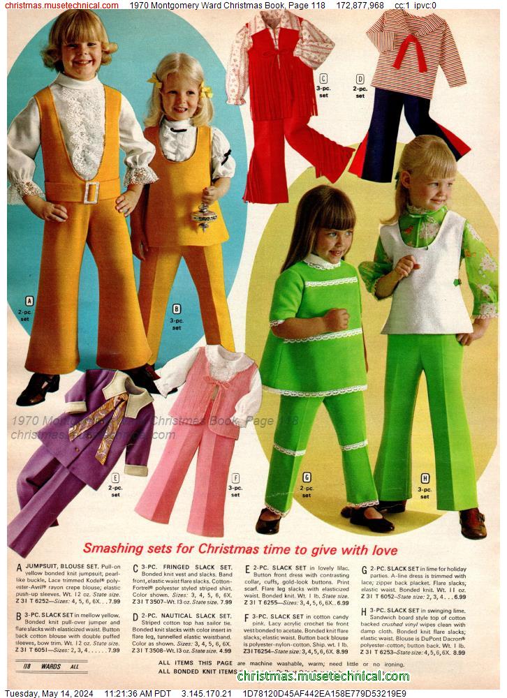 1970 Montgomery Ward Christmas Book, Page 118