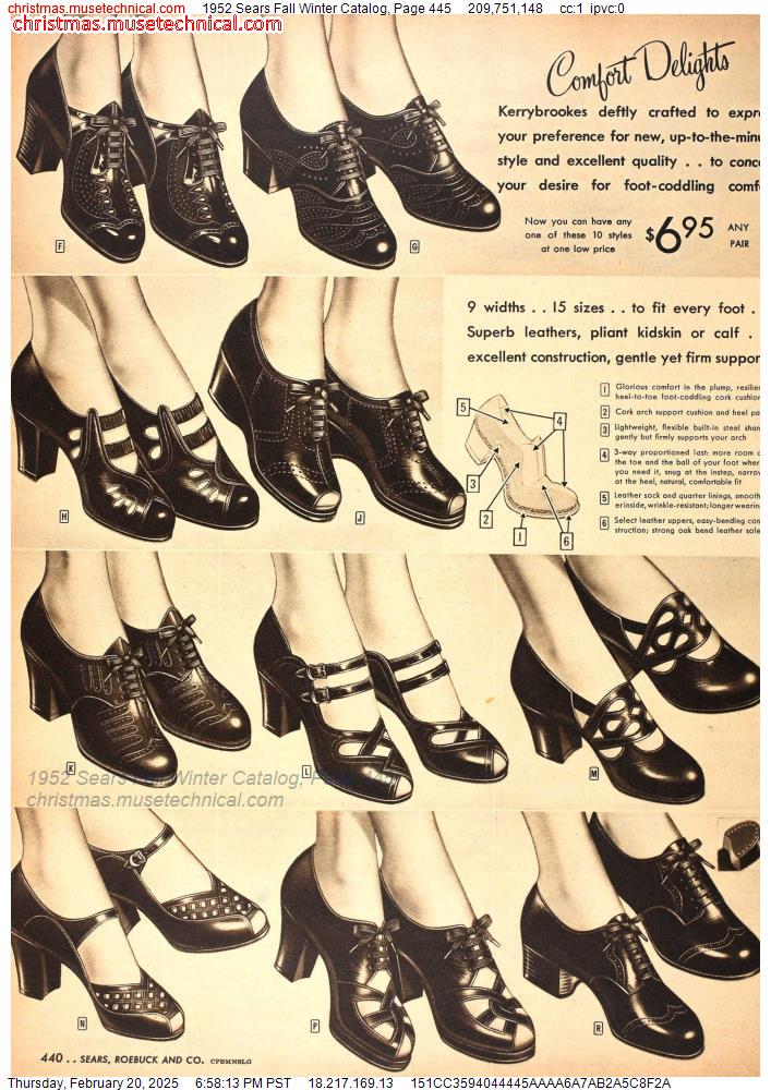 1952 Sears Fall Winter Catalog, Page 445