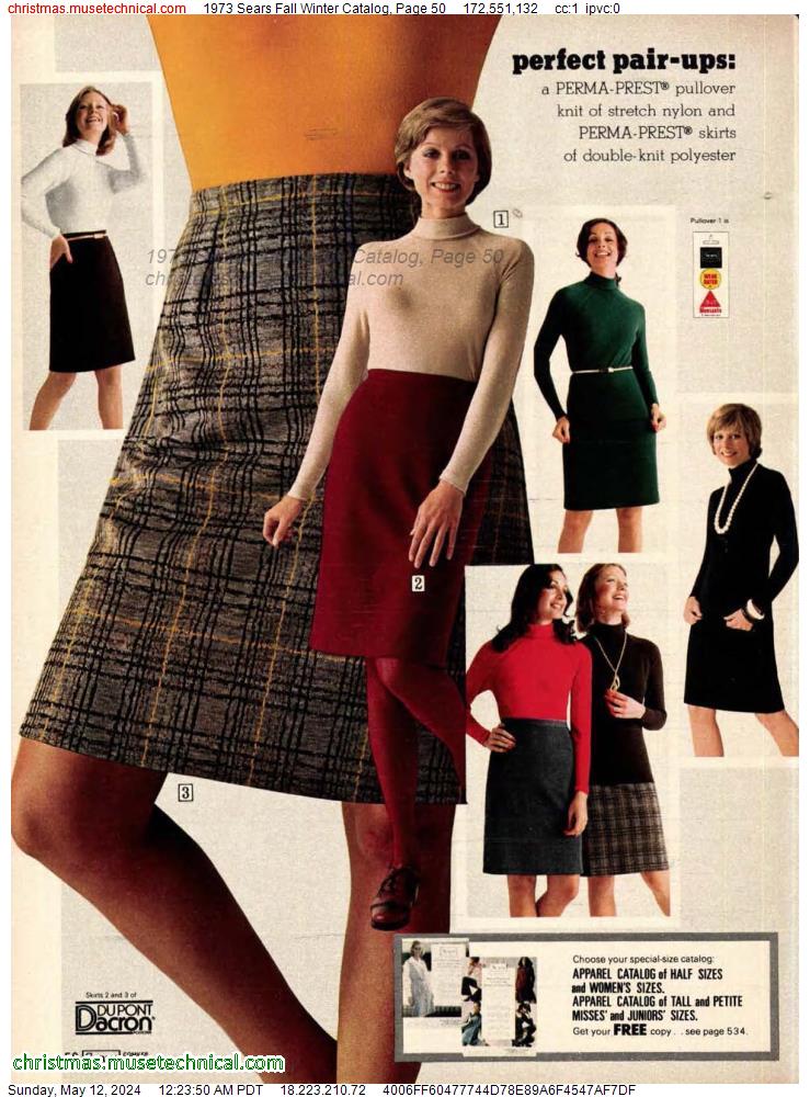 1973 Sears Fall Winter Catalog, Page 50