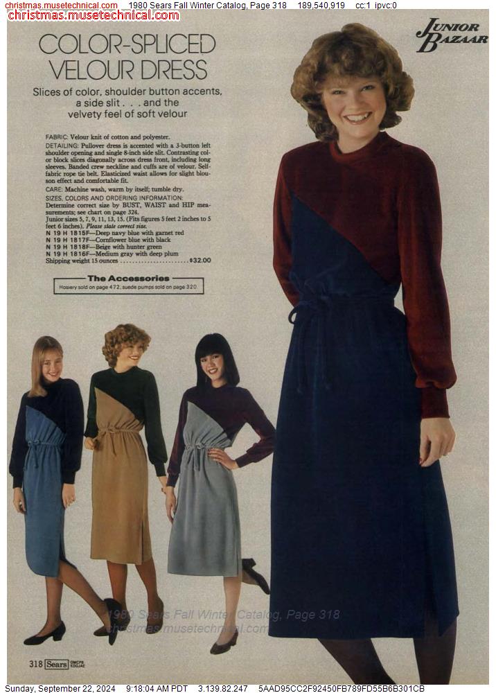 1980 Sears Fall Winter Catalog, Page 318 - Catalogs & Wishbooks