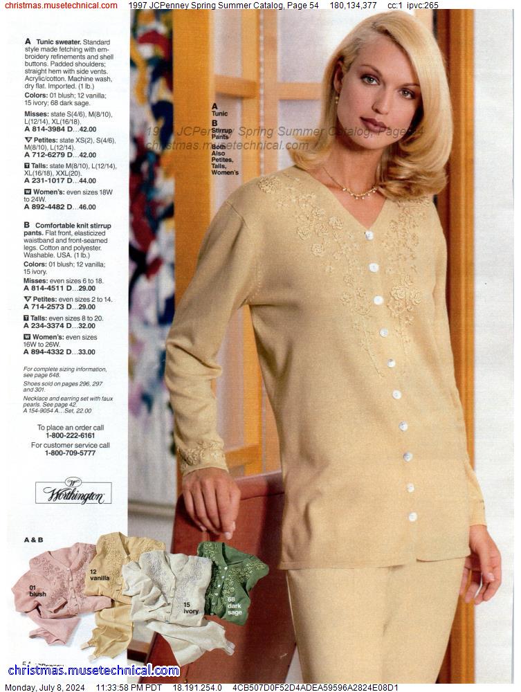 1997 JCPenney Spring Summer Catalog, Page 54