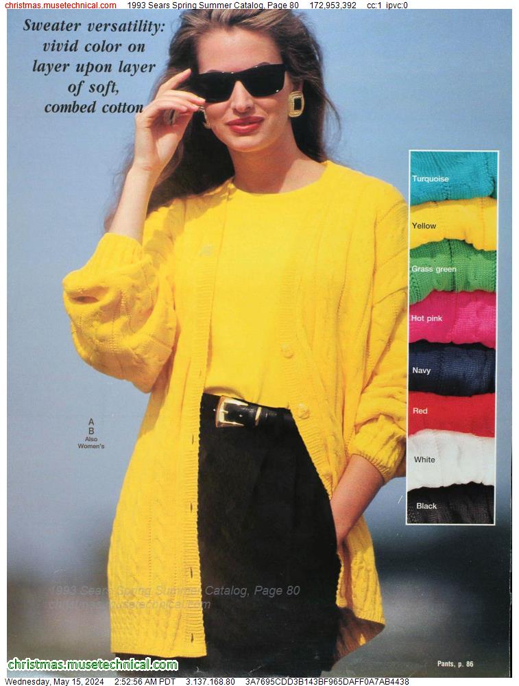 1993 Sears Spring Summer Catalog, Page 80