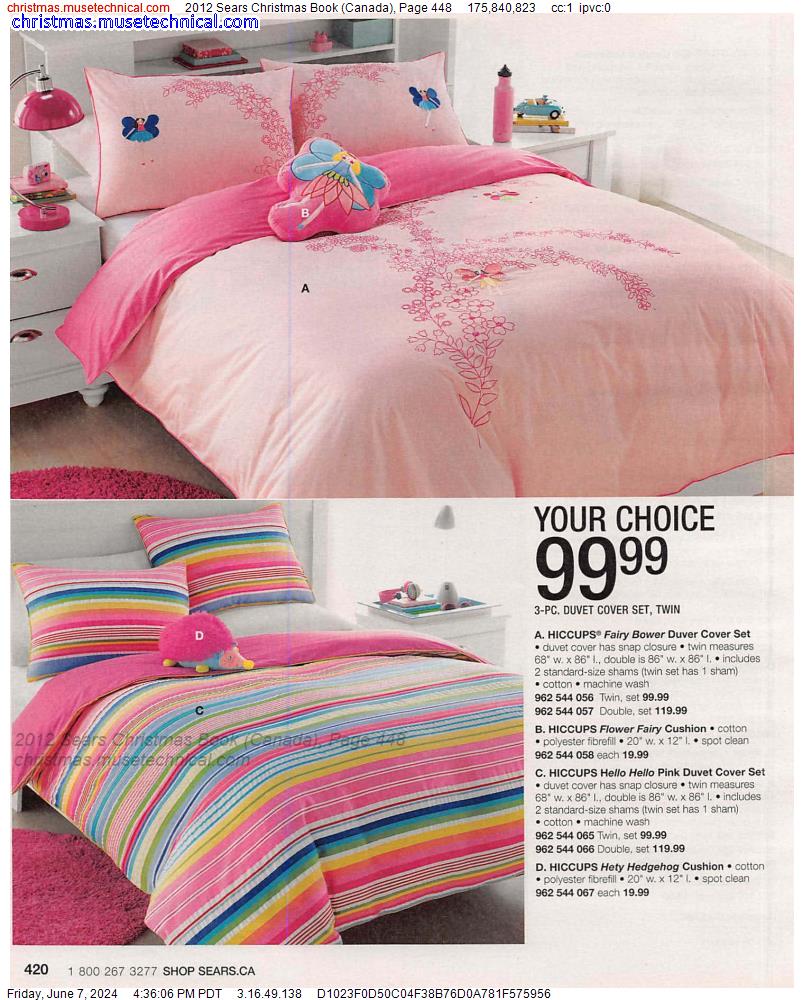 2012 Sears Christmas Book (Canada), Page 448