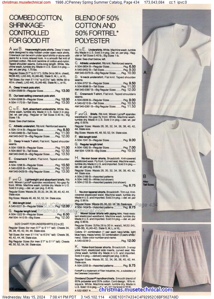 1986 JCPenney Spring Summer Catalog, Page 434