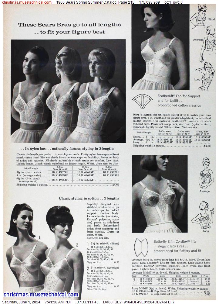 1966 Sears Spring Summer Catalog, Page 215