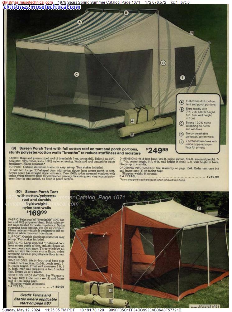 1979 Sears Spring Summer Catalog, Page 1071