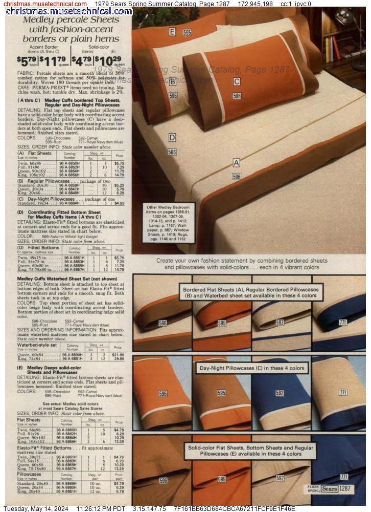 1979 Sears Spring Summer Catalog, Page 1287