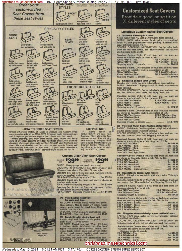 1979 Sears Spring Summer Catalog, Page 702