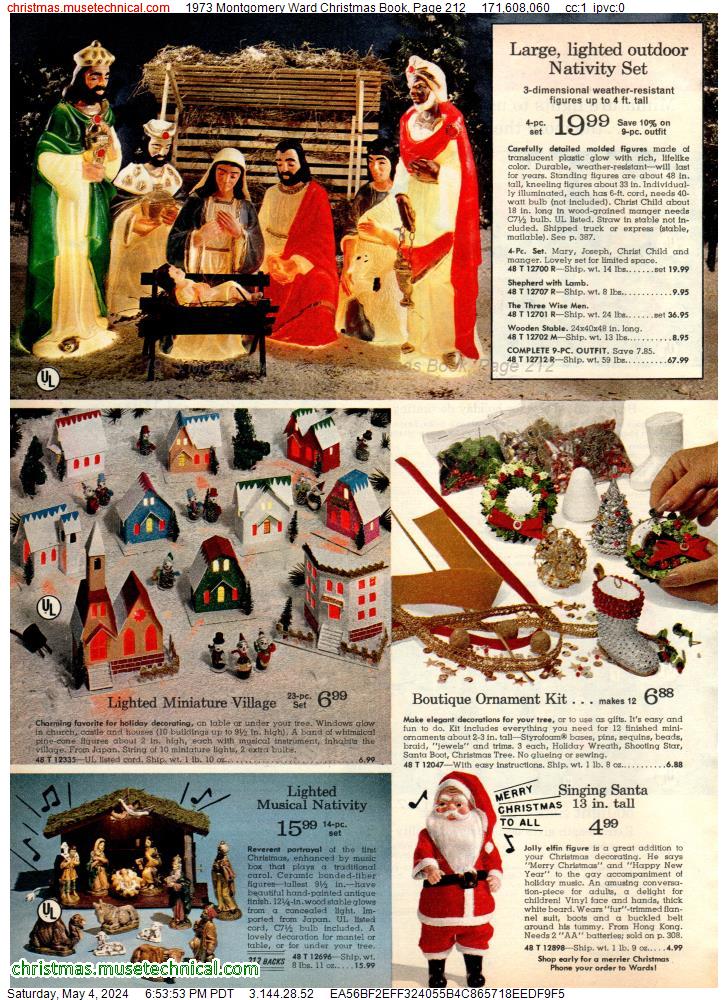 1973 Montgomery Ward Christmas Book, Page 212