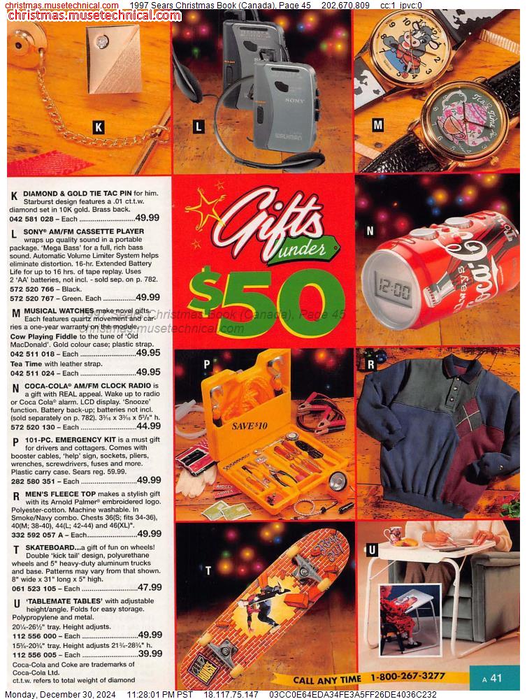 1997 Sears Christmas Book (Canada), Page 45