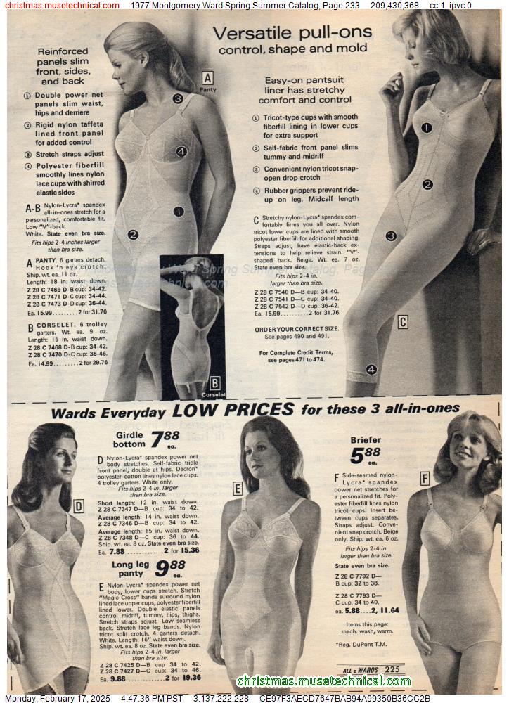 1977 Montgomery Ward Spring Summer Catalog, Page 233