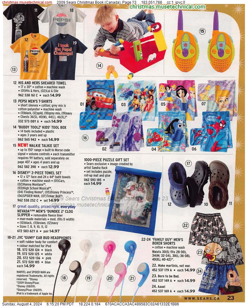 2009 Sears Christmas Book (Canada), Page 23