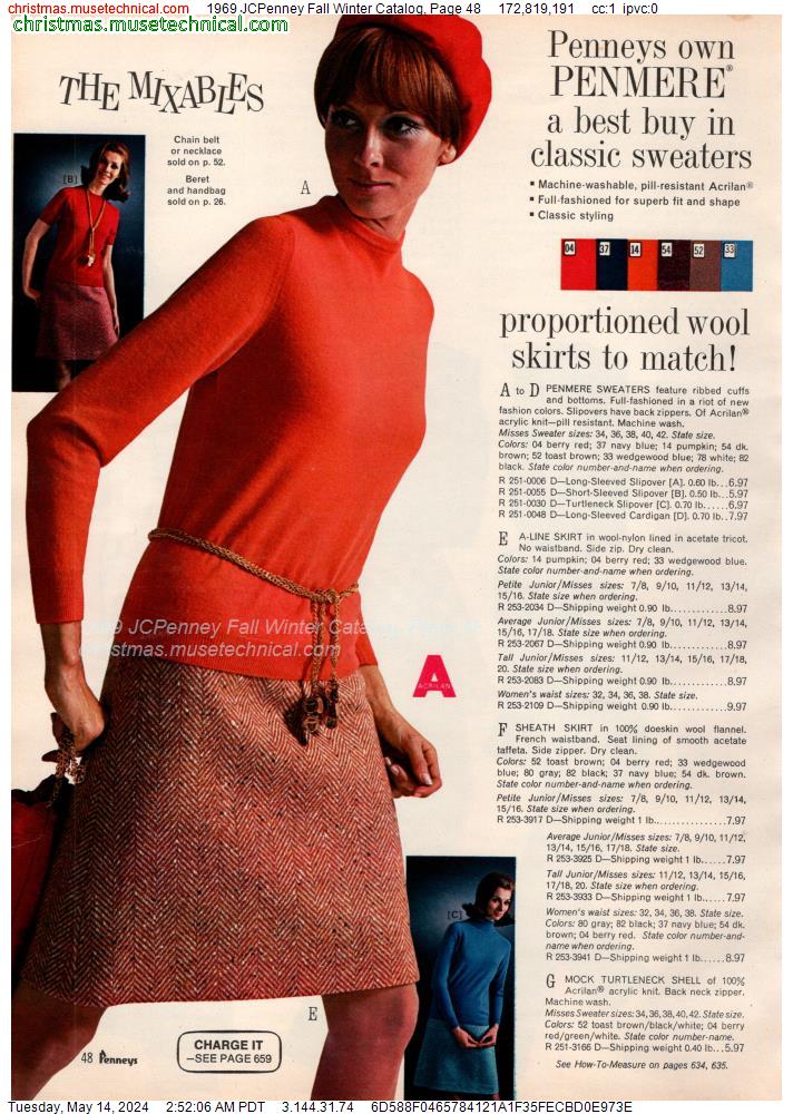 1969 JCPenney Fall Winter Catalog, Page 48
