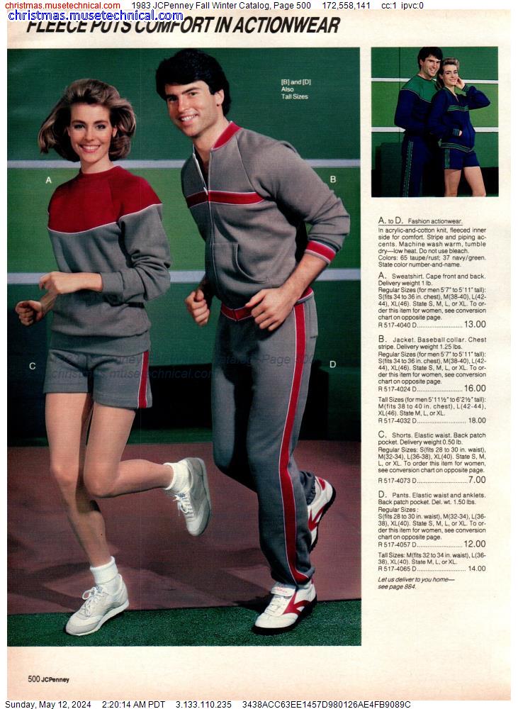 1983 JCPenney Fall Winter Catalog, Page 500