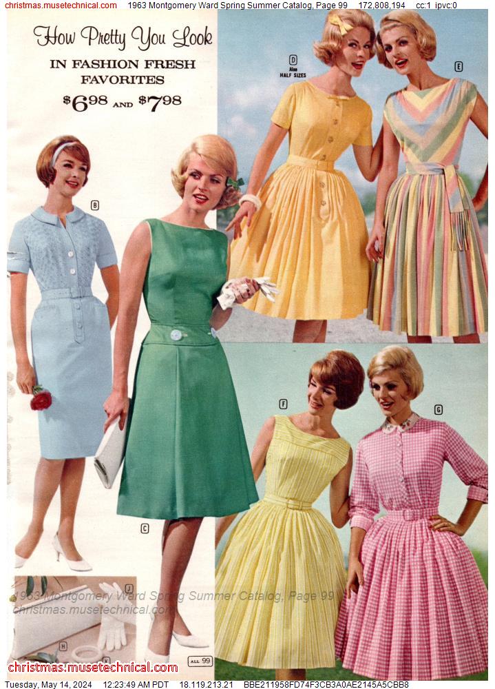 1963 Montgomery Ward Spring Summer Catalog, Page 99