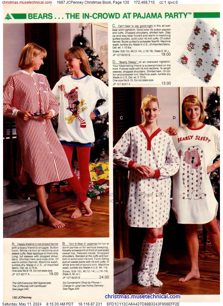 1987 JCPenney Christmas Book, Page 130