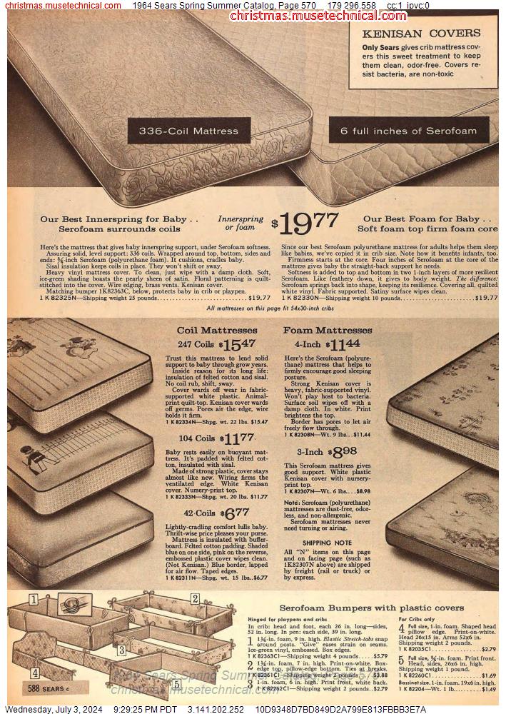 1964 Sears Spring Summer Catalog, Page 570