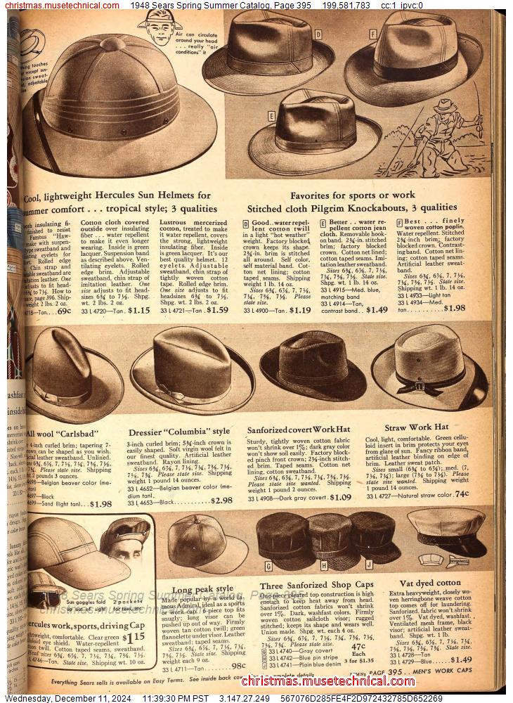 1948 Sears Spring Summer Catalog, Page 395