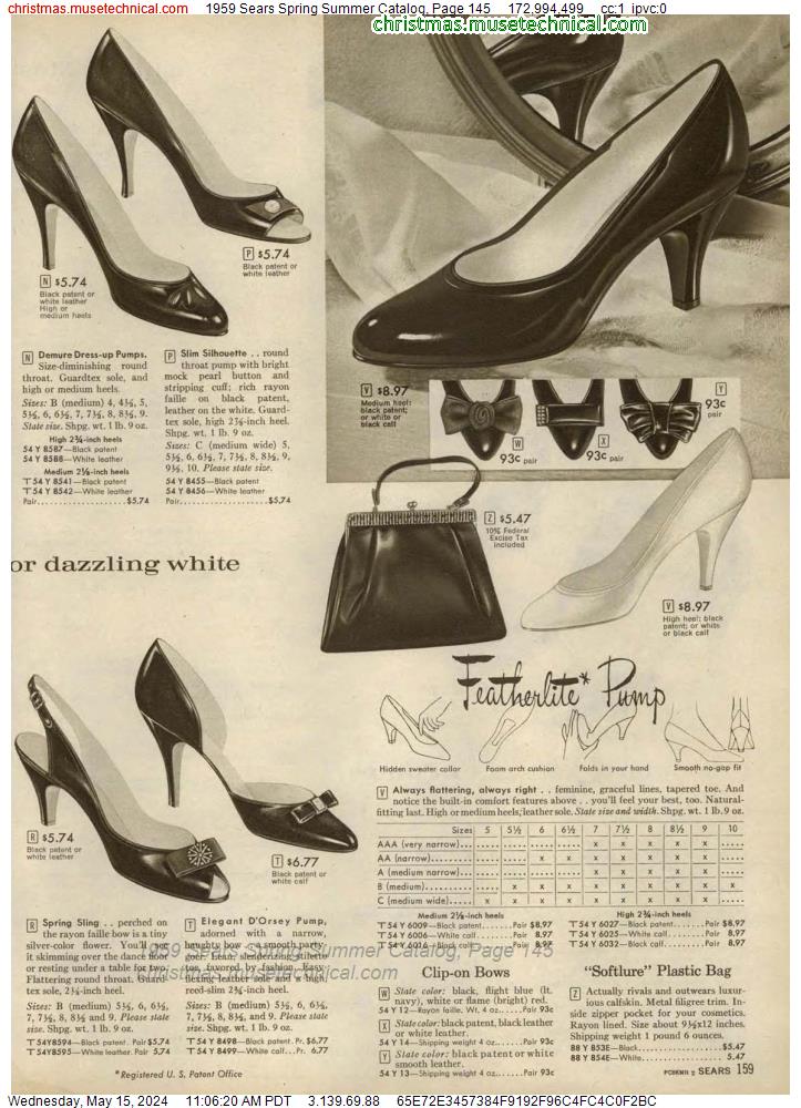 1959 Sears Spring Summer Catalog, Page 145