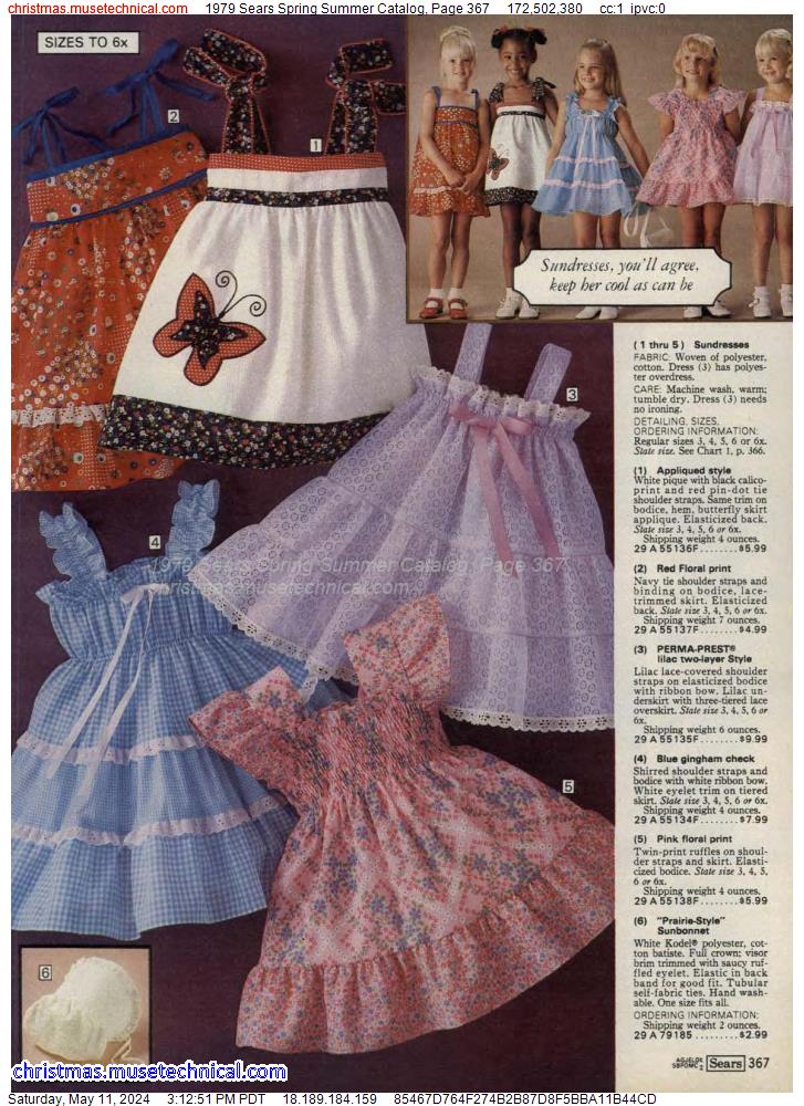 1979 Sears Spring Summer Catalog, Page 367