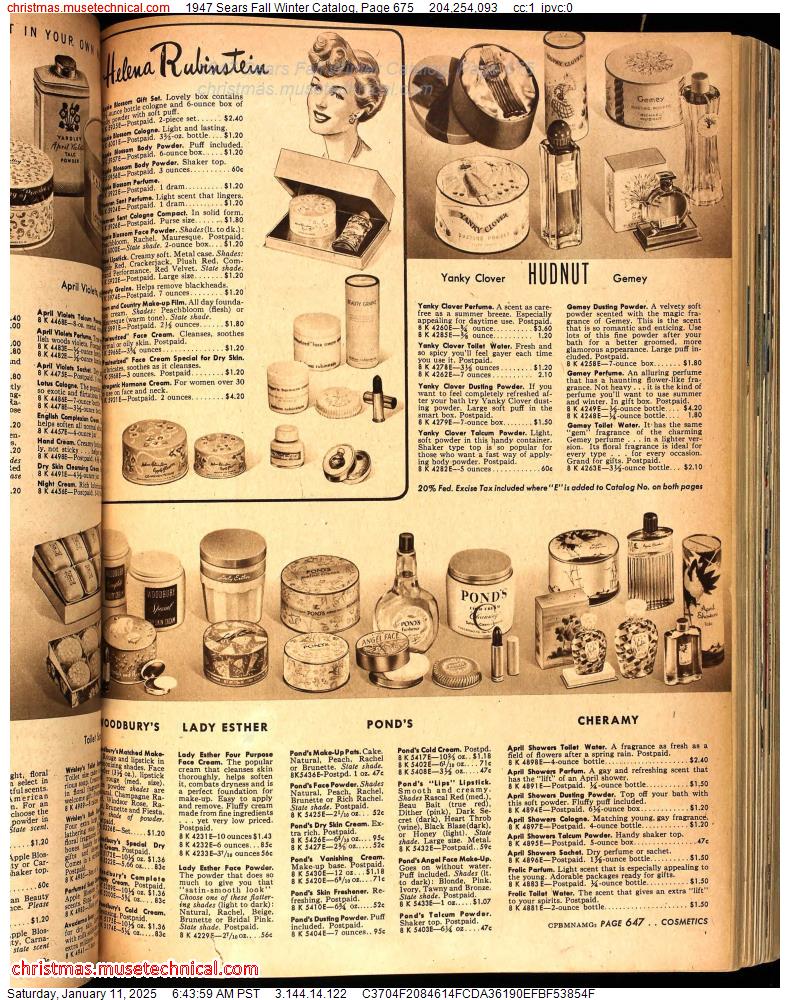 1947 Sears Fall Winter Catalog, Page 675