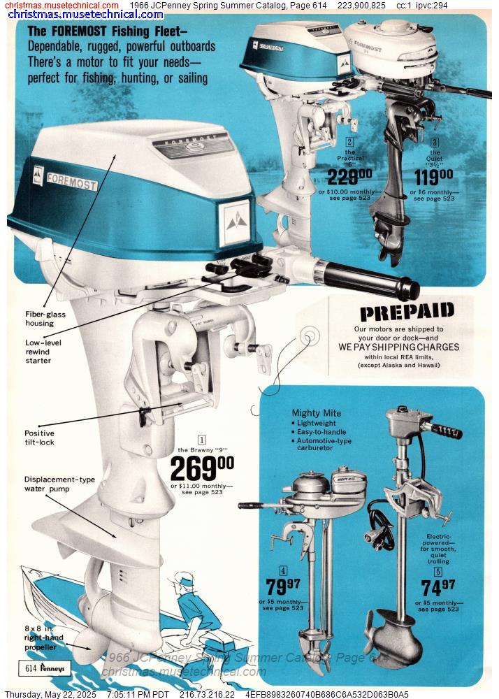 1966 JCPenney Spring Summer Catalog, Page 614