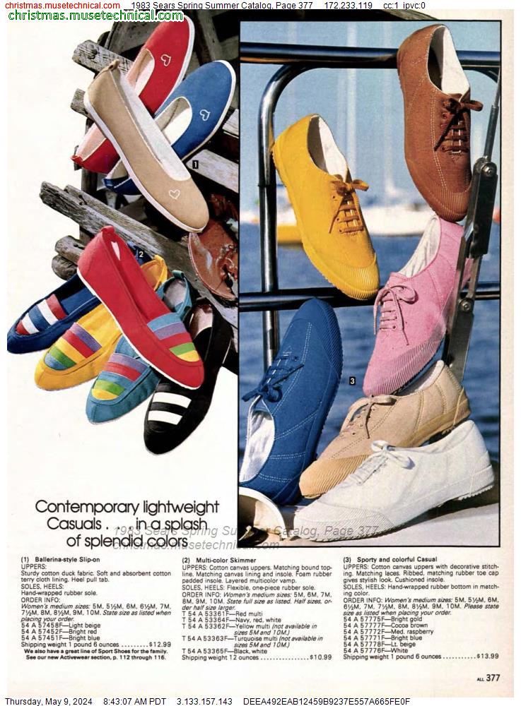 1983 Sears Spring Summer Catalog, Page 377