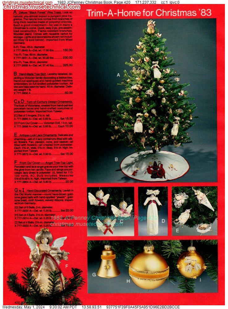 1983 JCPenney Christmas Book, Page 420