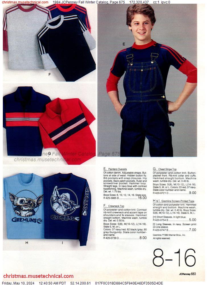1984 JCPenney Fall Winter Catalog, Page 675