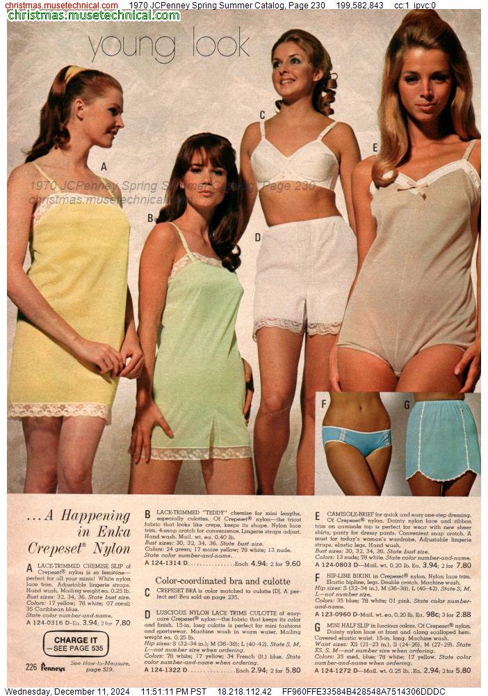 1970 JCPenney Spring Summer Catalog, Page 230