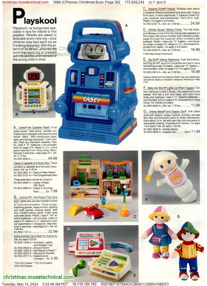 1986 JCPenney Christmas Book, Page 382