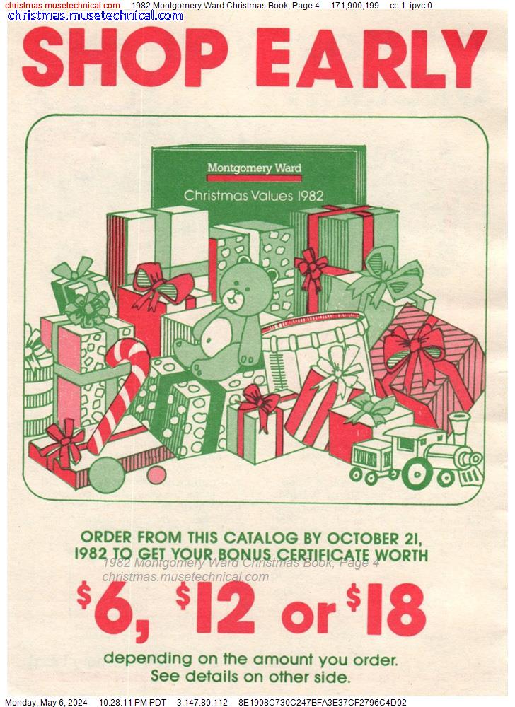 1982 Montgomery Ward Christmas Book, Page 4