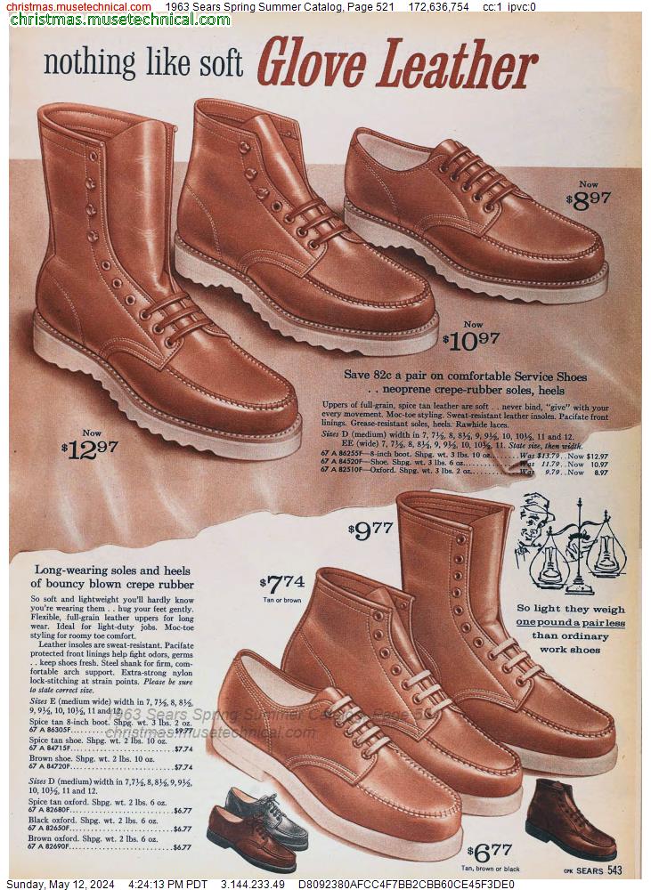 1963 Sears Spring Summer Catalog, Page 521