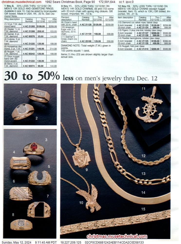 1992 Sears Christmas Book, Page 90