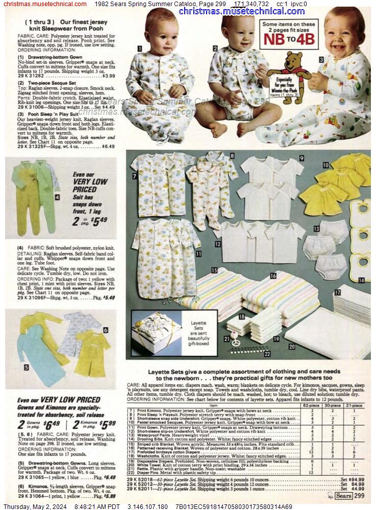 1982 Sears Spring Summer Catalog, Page 299
