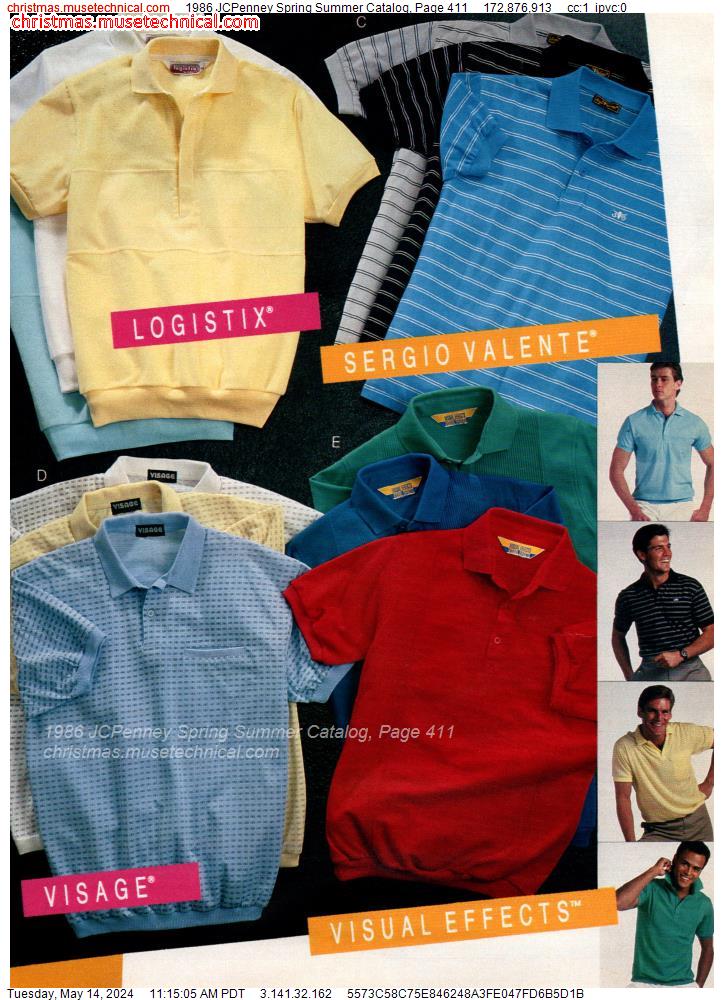1986 JCPenney Spring Summer Catalog, Page 411