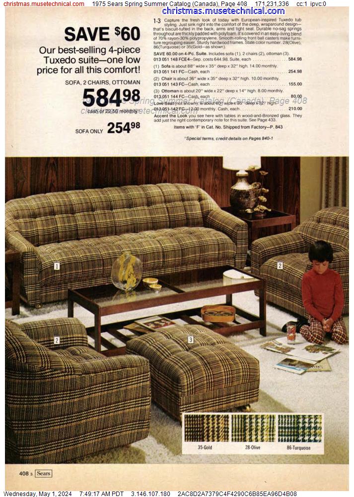 1975 Sears Spring Summer Catalog (Canada), Page 408