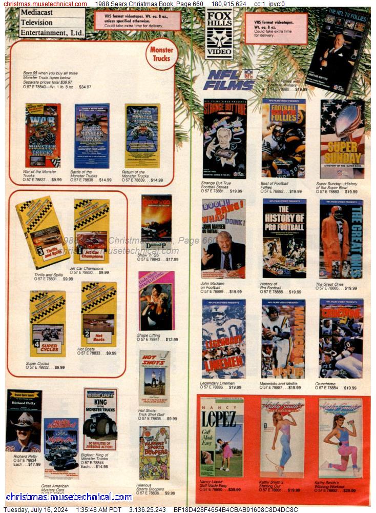 1988 Sears Christmas Book, Page 660