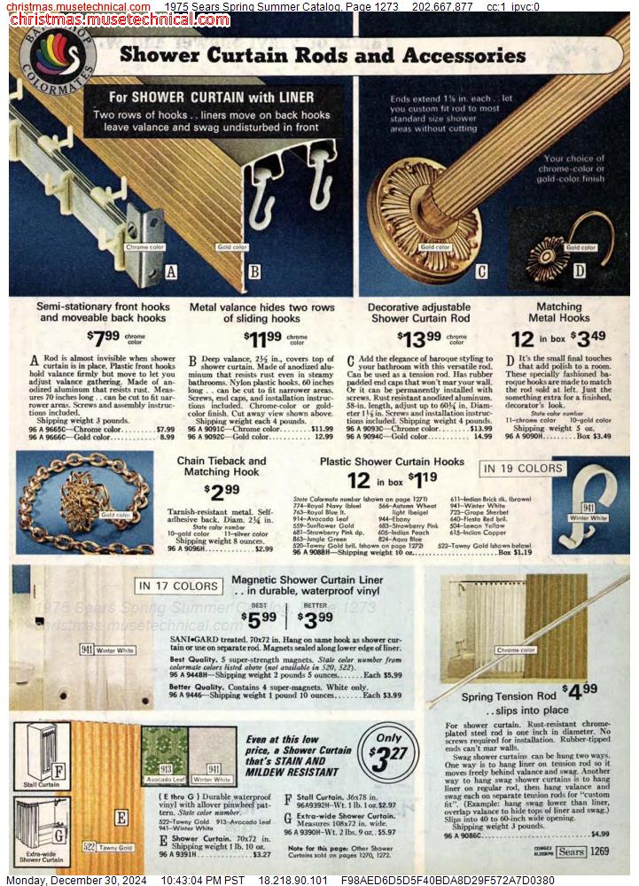 1975 Sears Spring Summer Catalog, Page 1273