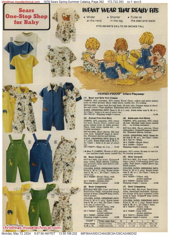 1976 Sears Spring Summer Catalog, Page 362