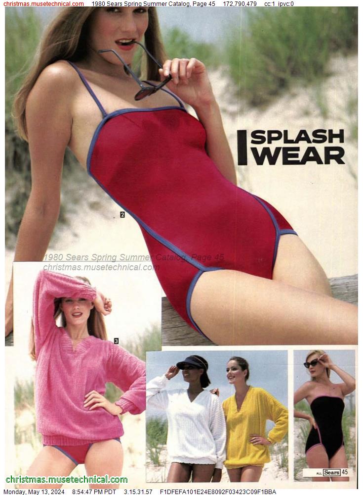 1980 Sears Spring Summer Catalog, Page 45