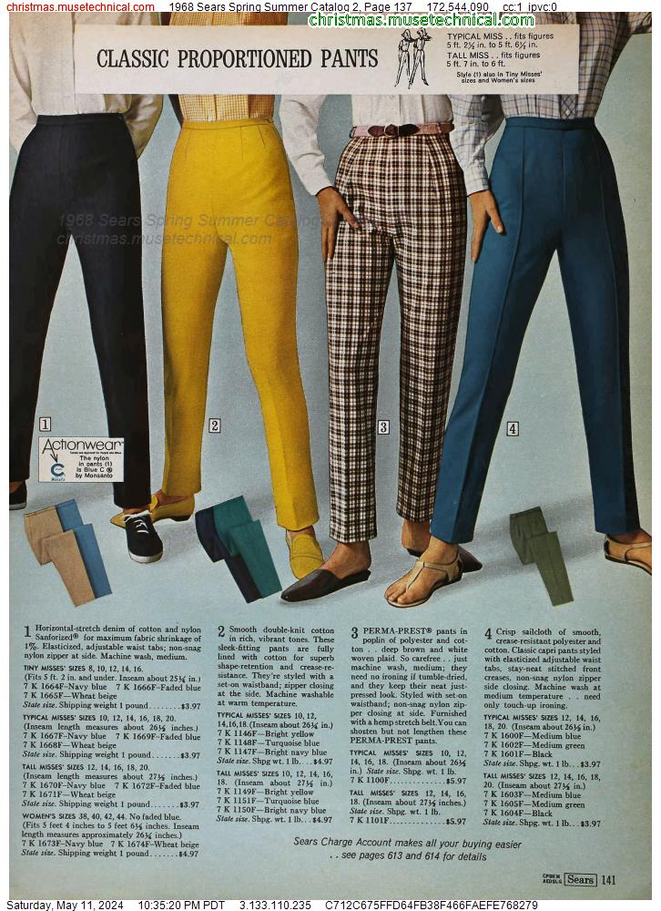 1968 Sears Spring Summer Catalog 2, Page 137