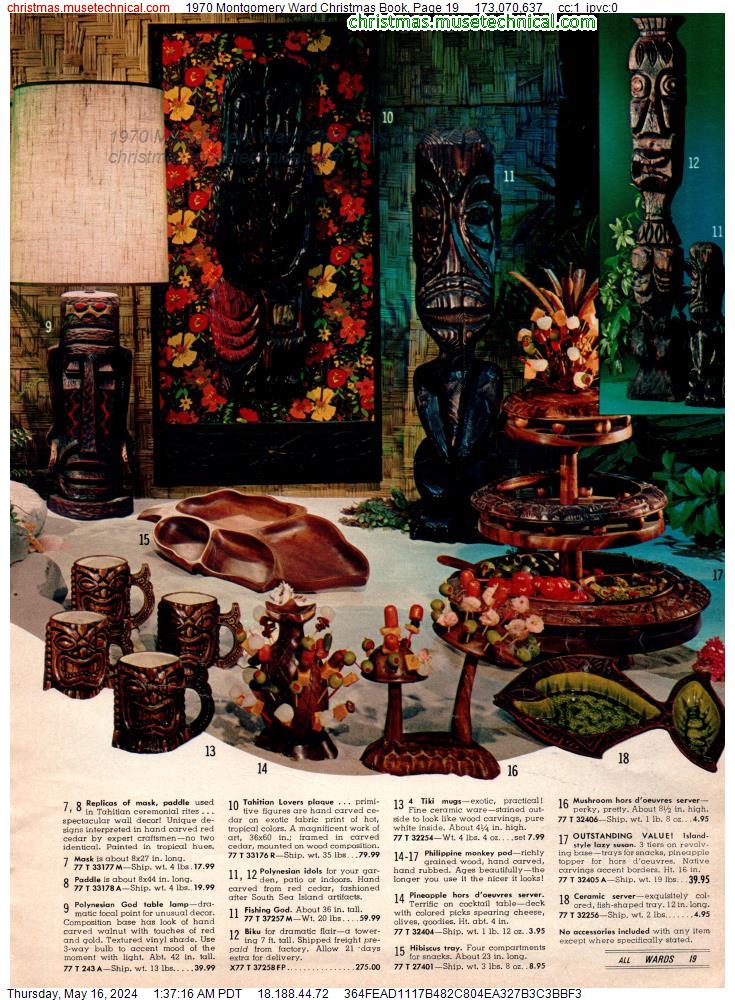 1970 Montgomery Ward Christmas Book, Page 19