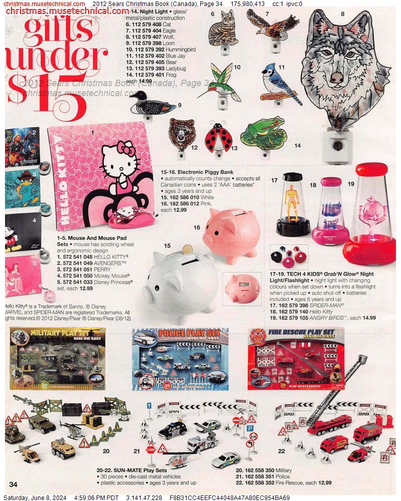 2012 Sears Christmas Book (Canada), Page 34