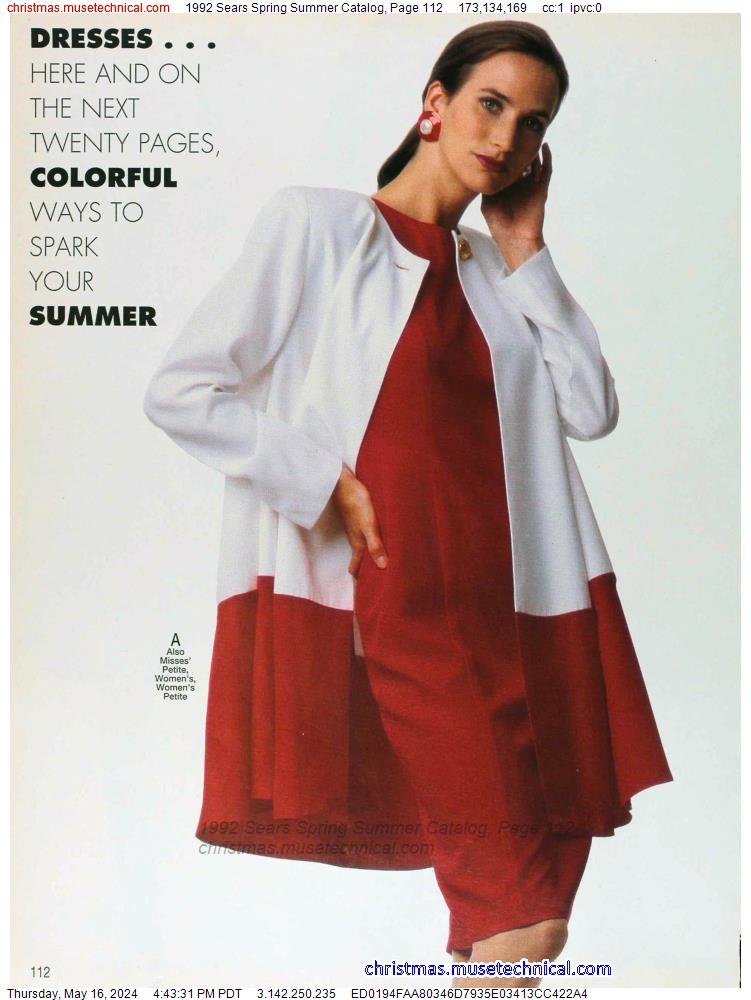 1992 Sears Spring Summer Catalog, Page 112