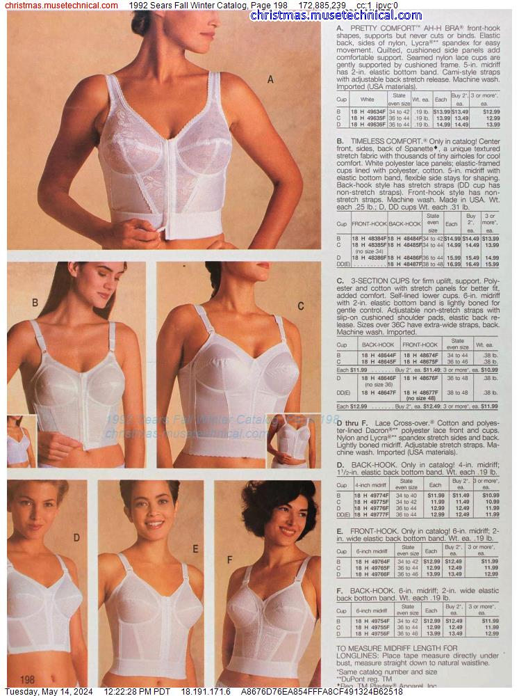 1992 Sears Fall Winter Catalog, Page 198
