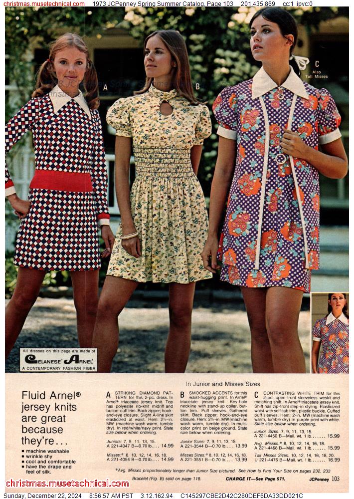 1973 JCPenney Spring Summer Catalog, Page 103