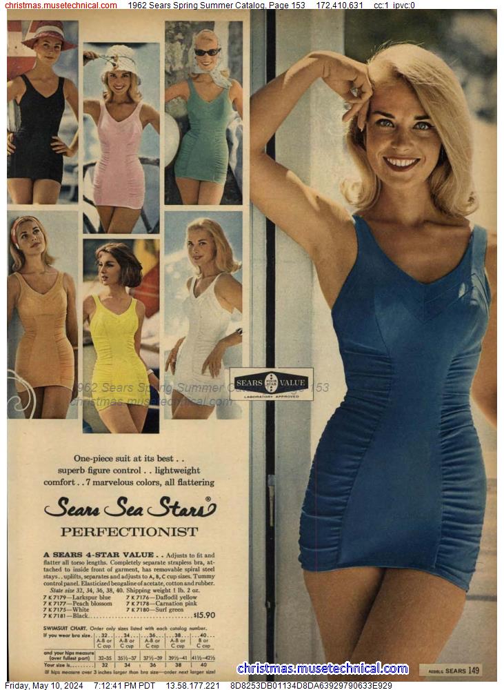 1962 Sears Spring Summer Catalog, Page 153